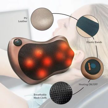 Electric Neck and Body Massager Pillow